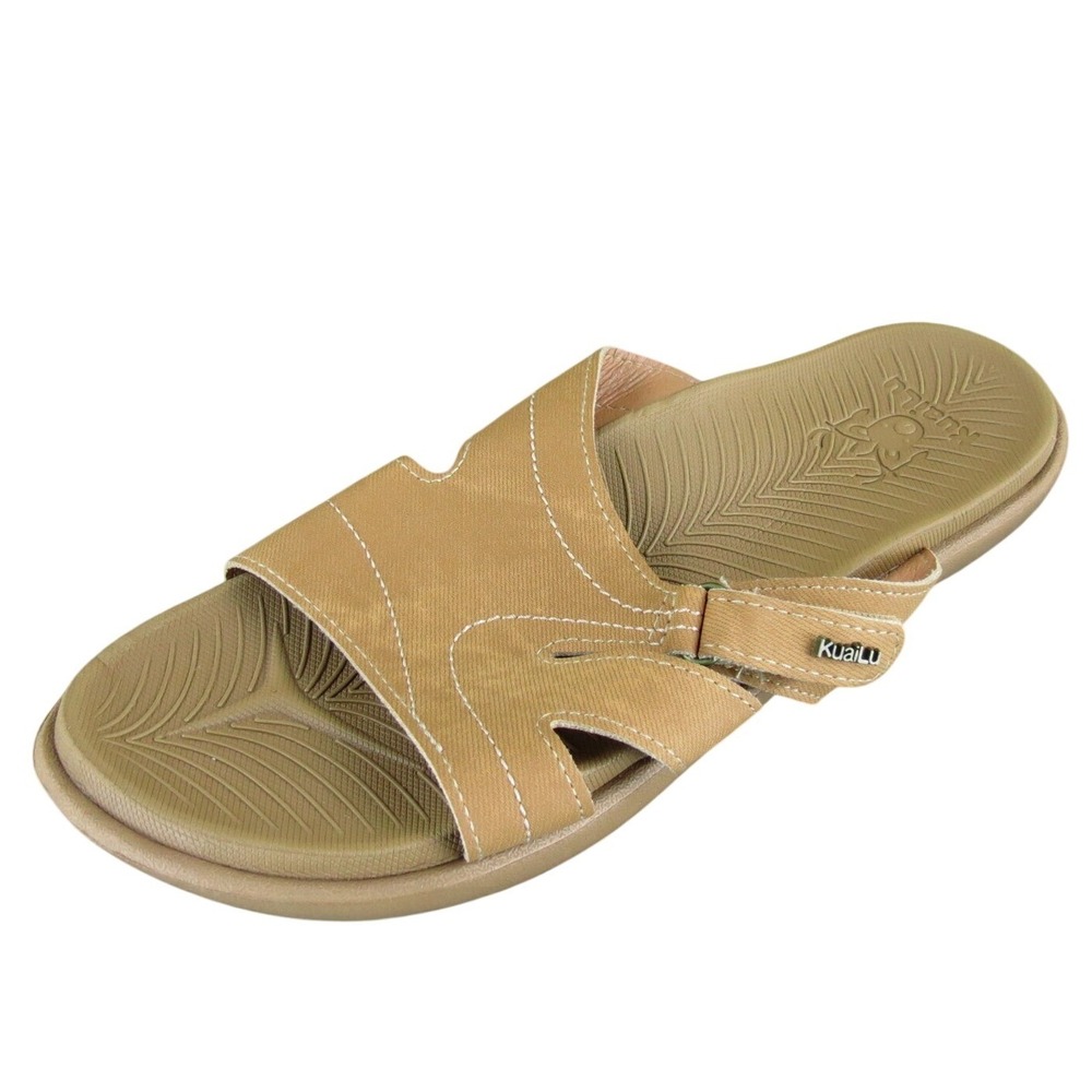 Kuailu Women's  Slide Brown Synthetic Sz 42 Medium Gently Used‎ 2025
